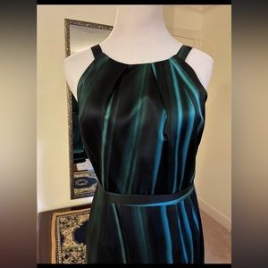 New without tags green silk dress size 6. Elie Tahari
